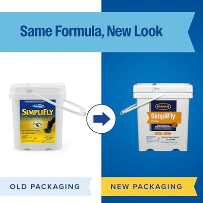 Farnam SimpliFly for Horses, Feed Through Fly Control for Horses, 3.75 lb