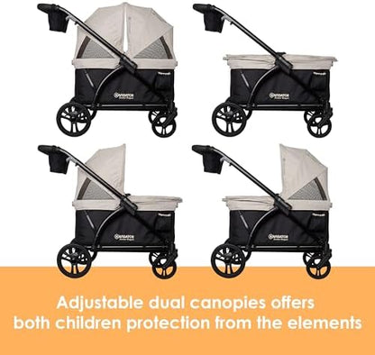 Baby Trend Navigator 2-in-1 Stroller Wagon, Desert Tan