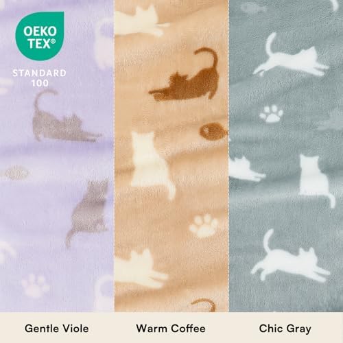 Luciphia Dog Blanket 3 Pack, Soft Cozy Fleece Throw for Puppy Cat,23"x16"