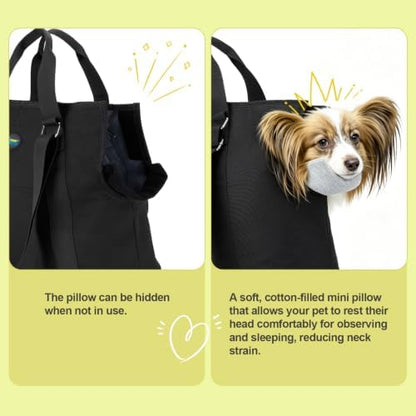 Ownpets Small Dog Pet Purse Carrier for Travel Vet Shopping, Up to14 lbs