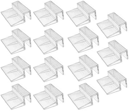Rimless Aquarium Lid Clips 10mm Thick Acrylic 15 Pieces