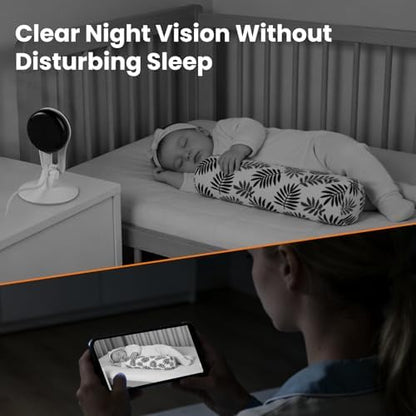 Smart Indoor Pet Camera with Phone App, 2K Home Camera for Dogs, Cats & Family, Motion & Sound Alerts, Night Vision, 2-Way Audio, Alexa Compatible