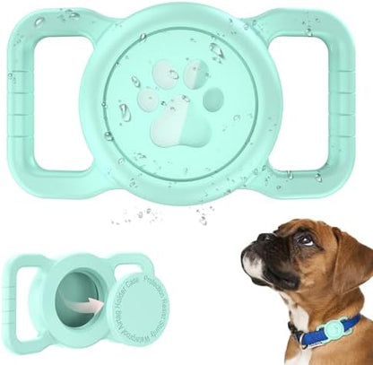SANKALA Airtag Dog Collar Holder, Waterproof, Light Green, 1 Pack