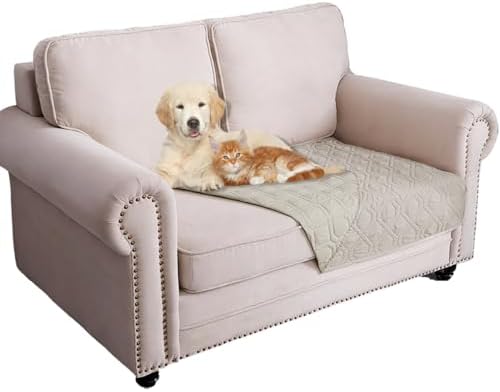 Ameritex Waterproof Dog Bed Cover Pet Blanket for Furniture Bed Couch Sofa Reversible