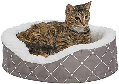 MidWest Homes for Pets CU20MRD Couture Orthopedic Cradle Pet Bed for Dogs & Cats, X-Small