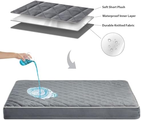 WNPETHOME Orthopedic XXL Dog Beds for Large Senior Dog Bed Comfy Sleeping
