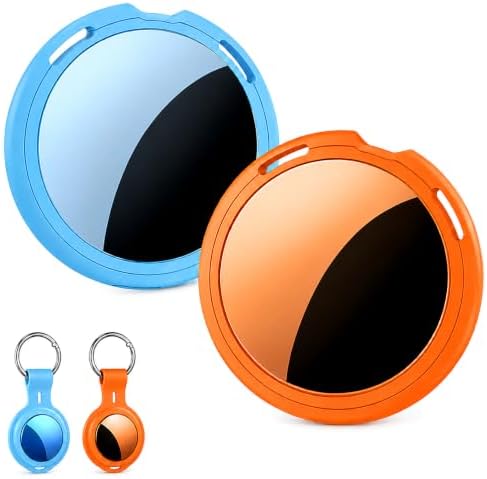 2 Pack Tracker Tags Finder Apple Find My MFi Certified Waterproof iOS Only