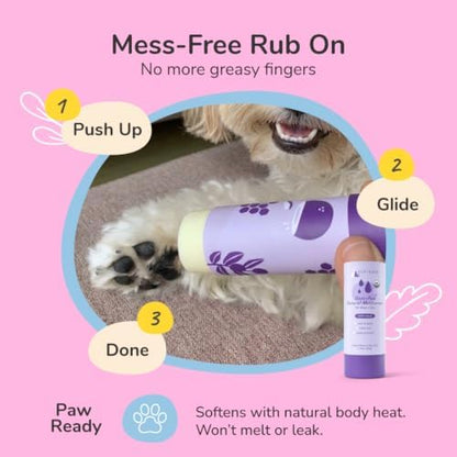 kin+kind USDA Organic Nose+Paw Balm Stick, Dogs & Cats, Lick Safe, 1.76 oz