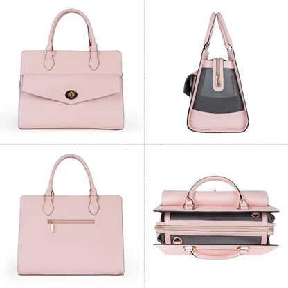 Stylish Pet Carrier Purse Leather Bag for Small Dogs Cats Puppy,Airline Approved Soft-Sided Carriers (Pink)