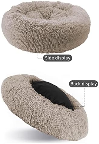 Nisrada Cat Beds for Indoor Cats,15.7 Inch Small Cats Beds, Washable-Round Pet Bed for Puppy and Kitten with Slip-Resistant Bottom