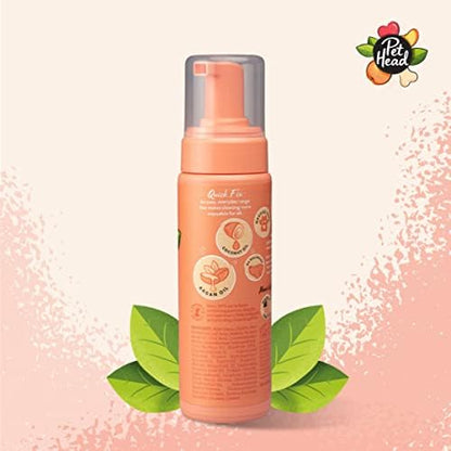 Pet Head Quick Fix Dog Grooming Foam | Peach Scent | 6.7 fl. oz.