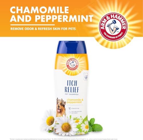 Arm & Hammer Itch Relief Dog Shampoo, Chamomile & Peppermint, 20 Oz, 2-Pk