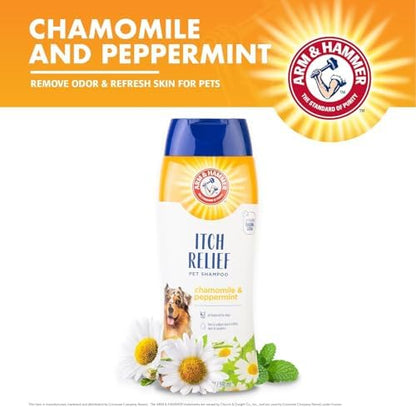 Arm & Hammer Itch Relief Dog Shampoo, Chamomile & Peppermint, 20 Oz, 2-Pk