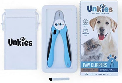 Dog Nail Clipper Large Breed Heavy Duty Trimmer - Travel Pouch and Easy Pictured Instructions - Latest Model