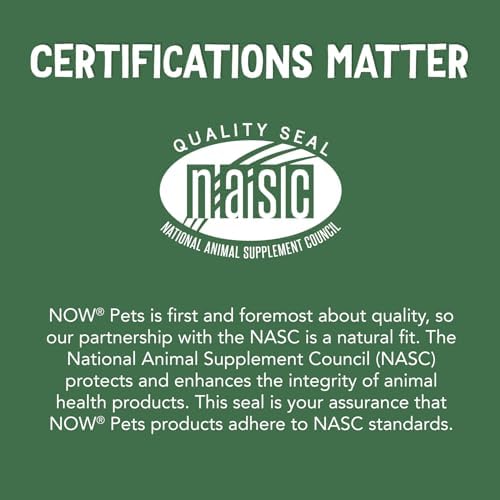 NOW Pet Health, L-Lysine Supplement, Powder, Formulated for Cats, NASC Certified, 8-Ounce