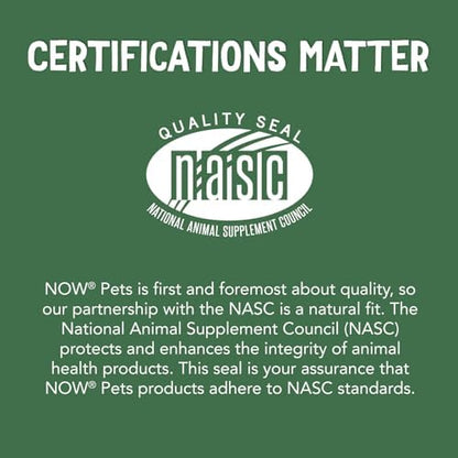 NOW Pet Health, L-Lysine Supplement, Powder, Formulated for Cats, NASC Certified, 8-Ounce