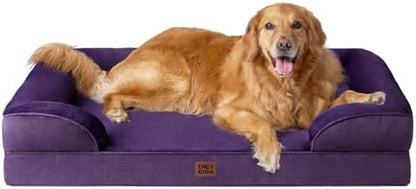 EHEYCIGA Orthopedic Dog Beds Large Sized Dog, Waterproof Washable Pet Bed