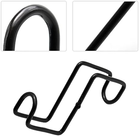 4 Inch Tack Hook Over Rail Bridle Hooks Heavy Duty Horse Water Bucke (2PCS)