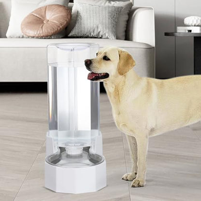 Sfozstra 9L Large Dog Water Dispenser: Gravity Design for Multiple Pets
