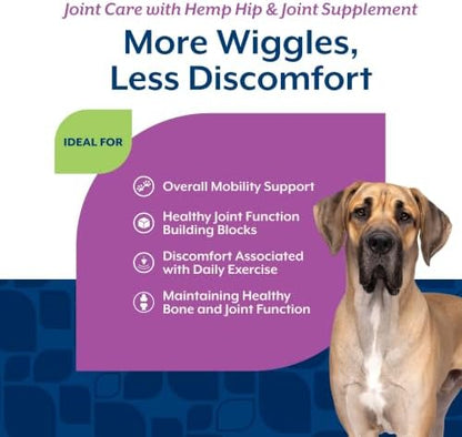 NaturVet Hip & Joint Care with Hemp Seed Supplement for Dogs, 240ct