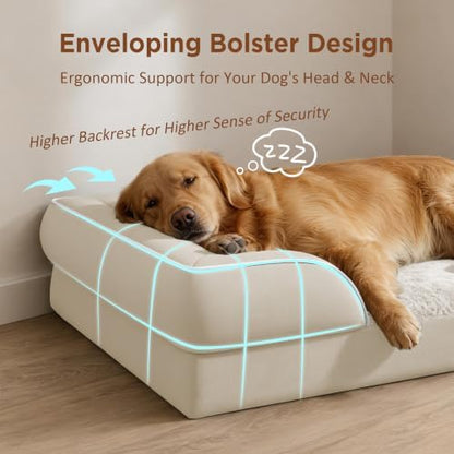 Comfort Expression Waterproof Orthopedic Dog Beds for Extra Large Dog