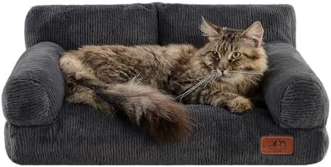 Hollypet Small Dog Large Cat Bed Puppy Couch Beds for Pets up to 25 lbs