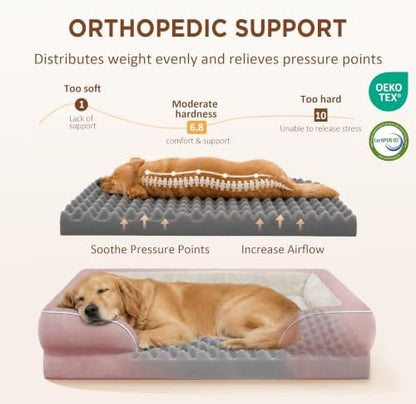 Comfort Expression Waterproof Orthopedic Dog Beds for Large Sized Dog