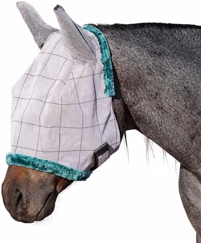 Farnam SuperMask II Horse Fly Mask Classic, Protects Eyes, Small Horse Size