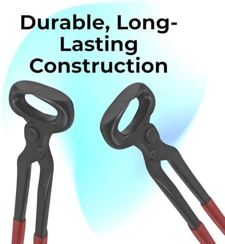 14" Vinyl Hoof Nipper, Carbon Steel & Chrome Vanadium Farrier Tool for Horses – Durable, Sharp & Rust-Resistant