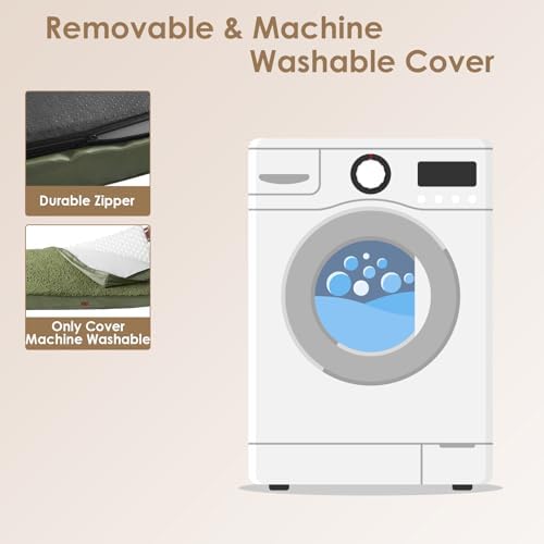 EHEYCIGA Orthopedic Dog Bed Medium with Removable Washable Cover, 30x20