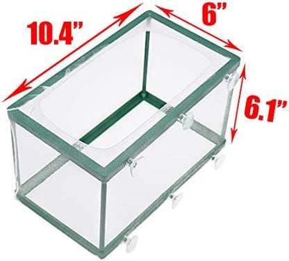 Xiaoyztan Aquarium Breeder Box with Suction Cups for Baby Fish