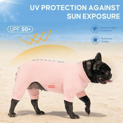 KYEESE UPF50+ Dog Sun Shirt for Small Dogs Cooling Onesie for UV Protection