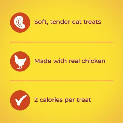 Meow Mix Irresistibles Soft Cat Treats,White Meat Chicken,3 Ounce,(Pack of 10)