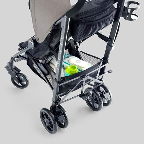 Chicco Liteway Stroller, Compact Fold Baby Stroller with Canopy, Lightweight Aluminum Frame Umbrella Stroller, for Use with Babies and Toddlers up to 40 lbs, Arctic/Blue