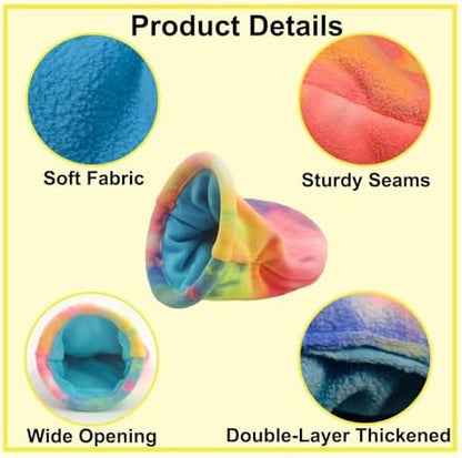kathson 2PCS Guinea Pig Snuggle Sack,Soft Fleece Pet Sleep Sack Bag Hideout