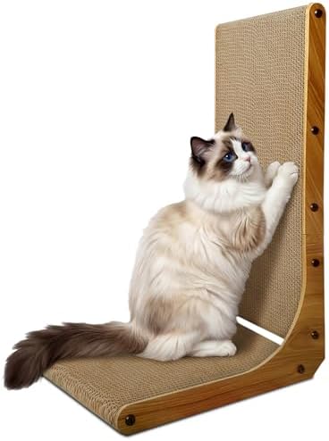 Cat Scratcher, L-Shaped Cat Scratching Pad, 23 Inch, Small