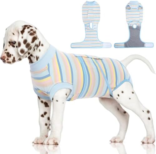 FUAMEY Dog Surgery Recovery Suit, Surgical Suit for Dogs Onesie for Surgery