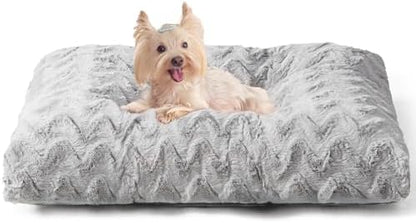 EHEYCIGA Washable Dog Beds for Small Dogs, 23x18 Inch Pet Bed, Grey