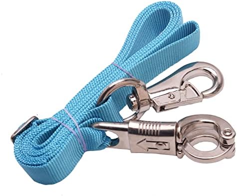 Adjustable Nylon Cross Ties （2 Pack）-Cross Tie with Panic Snap and Bull Snap - Adjusts from 44.5" to 78.3"
