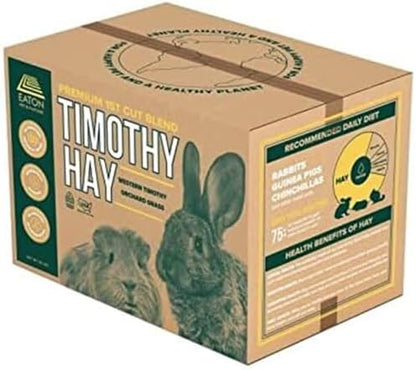 Eaton Pet and Pasture Western Timothy Hay Orchard Blend for Pets, 25 Lb Box