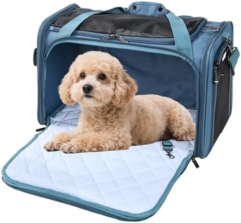 EliteField Deluxe Soft Pet Carrier for Cats and Dogs (3-Year Warranty)