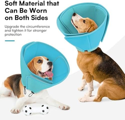 Queenmore Soft Dog Cone Collar, Comfortable Cones for Small Dogs/Cat