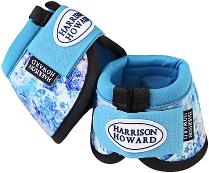 Harrison Howard Horse Bell Boots Overreach Bell Boots No-Turn Bell Boots for Horse-Durable Protective Hoof Boot