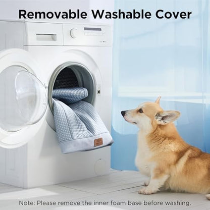 Bedsure Cooling Dog Bed for Crate, Large Breathable Pet Summer Bed, 35 Inch