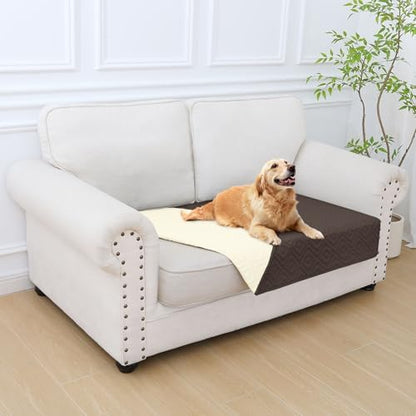 hyha Waterproof Reversible Dog Blanket, Pet Blanket for Sofa Couch