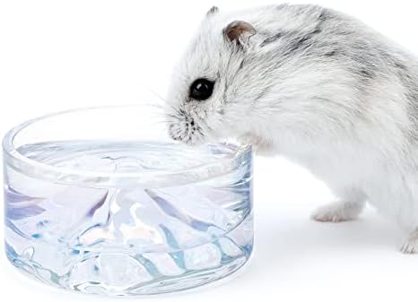 Niteangel Hamster Feeding & Water Bowl- 50ml Capacity & No Wet Fur for Pet