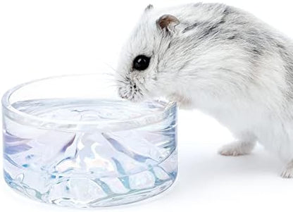 Niteangel Hamster Feeding & Water Bowl- 50ml Capacity & No Wet Fur for Pet