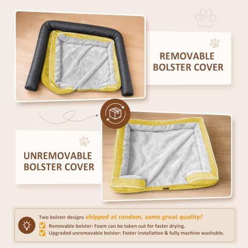 Comfort Expression Waterproof Orthopedic Dog Bed for Extra Large Dogs