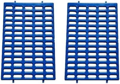 Saguaro Acres Rabbit and Small Animal Cage Resting Mat for Wire Floored Cages 2 Pack (Blue)