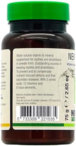 Nekton-Rep Vitamin Mineral Supplement for Reptiles and amphibians, 75gm